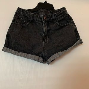 Black denim shorts (run a bit small)